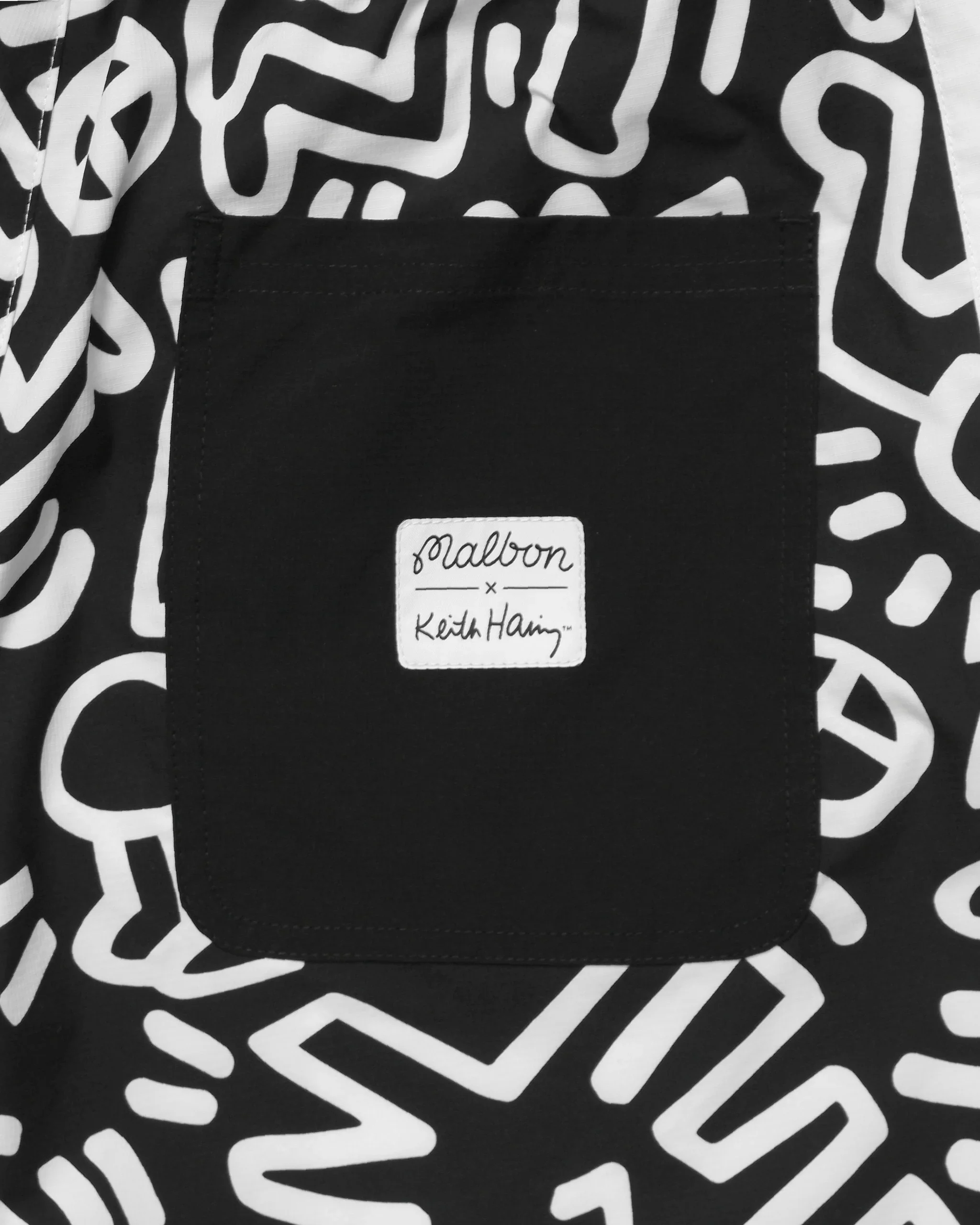 2025 MALBON X KEITH HARING NYLON SHORTS - Image 4