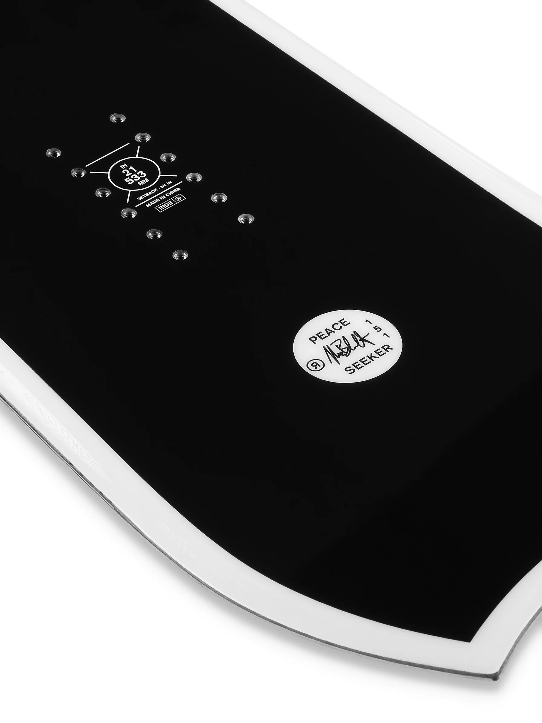 2024 RIDE PEACE SEEKER SNOWBOARD - Image 5